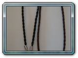 DSC03473 - Cords $3.00 - 16 inch in length plus 2 inch chain for a total range of 16 to 18 inches - brown or black - faux leather