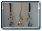 DSC03477 - Cords $3.00 - 18 inches to 22 inches - gold or brown or black 